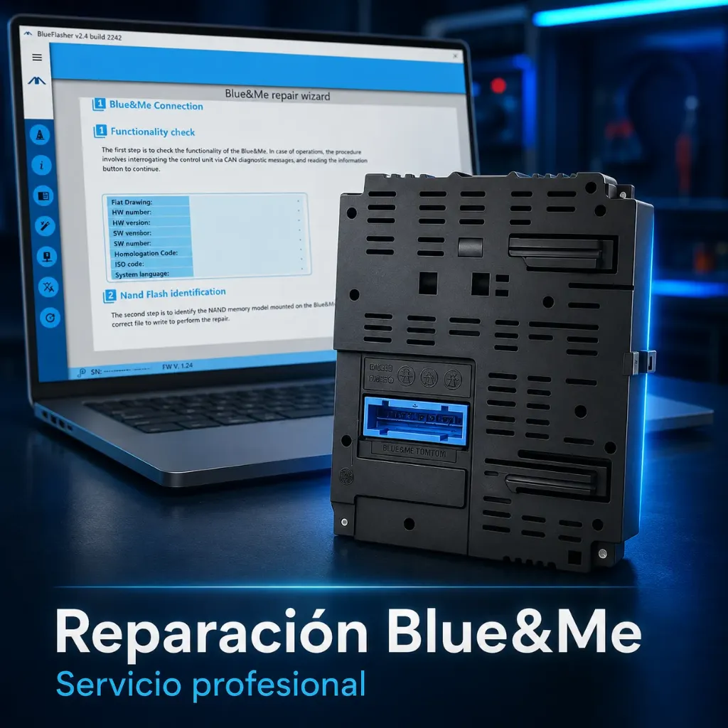 Reparación Blue&me Fiat